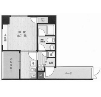 東京都新宿区新小川町 賃貸マンション 1K