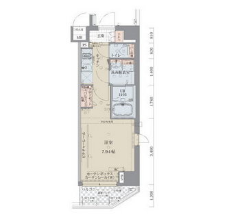 東京都新宿区改代町 賃貸マンション 1K