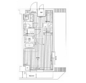 東京都新宿区新小川町 賃貸マンション 1K