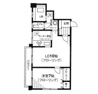 東京都新宿区二十騎町 賃貸マンション 1LDK