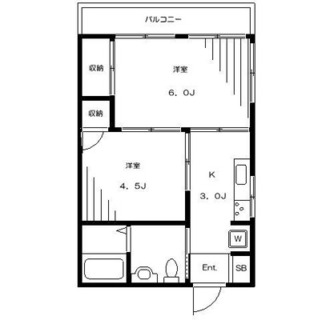 東京都新宿区赤城下町 賃貸マンション 2K