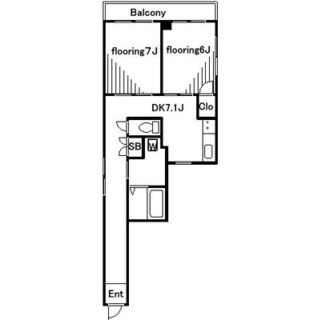 東京都新宿区二十騎町 賃貸マンション 2DK